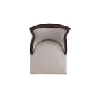 Manhattan Comfort Emperor 19" Traditional Faux Leather Upholstered Barstool - Light Grey-22.5" L x 23" W x 41" H