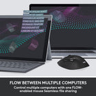 Logitech MK850 Wireless Keyboard and Mouse Combo, English-Switch between screens on both your keyboard and mouse for seamless multi-tasking.