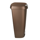 Umbra Brim 50L Step Can - Bronze-Made from polypropylene with nickel plated handle