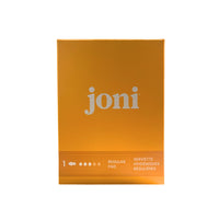 joni Casepack Individually Boxed Single Pads - 300 Pack-Plastic-free pad for regular flow made with bamboo and natural materials