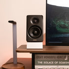 Edifier M60 Hi-Res Wireless Audio Touch Control Multimedia Bluetooth Speaker - Classic Oak-Frequency Response: 58 Hz – 40 kHz