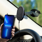Mighty Mount MagSafe 15W Wireless Charger Mount - Telescopic Suction Cup Base-Fully Adjustable Views: Tailor your viewing angle for the ultimate driving experience