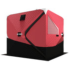 Outsunny Insulated Ice Fishing Tent with Oversized Doors for 3-4 Person-Warm interior maintains heat, protects down to -22℉/-30℃
