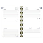 Blueline 13 Months Weekly/Monthly Academic Planner - July to July - 8" H x 5" W - Nautical Design - English-Monthly planner before each month