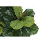 Monarch Specialties 47" Artificial Indoor Fiddle Tree - Floor - Black Pot-5 year limited warranty against manufacturer's defects