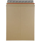 Jam Paper - Enveloppes recyclées pour photos en papier kraft avec bande adhésive, 11 x 13 1/2 po, brun-Brun