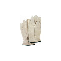 Zenith Safety - Gants De Conducteur, T-Grand, Paume En Cuir Fleur De Vache, paquet de 12-Doublure Non doublé