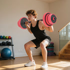 Soozier 4-in-1 Adjustable Weight Dumbbell Set-Add or lower the weight, ensuring a comfortable workout