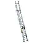 Featherlite 3200D Series 20' Industrial Heavy-Duty Aluminum Extension/Straight Ladder-Max. Open Height: 17'
