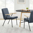 Modway Vista Dining Armchair - Laguna-Fabric Upholstered Seat and Backrest