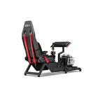 Next Level Racing Flight Simulator - Black-Includes Buttkicker Adaptor, Next Level Racing Four-point harness and lumbar support