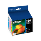 Epson - Cartouches d'encre 126 - Grande capacité - Cyan/Magenta/Jaune-Qualité photo supérieure à celle des photos de labo