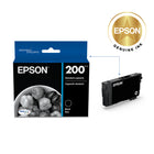 Epson T200 Ink Cartridge - Standard Capacity - Black-The package includes one black ink cartridge for use with a compatible ink-jet printer