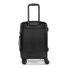 Bugatti Nashville 21.5" Hardside Carry-on Luggage - Black-Zipper-release expansion system (20% more packing space)