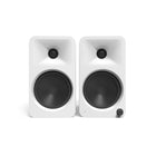 Kanto 140W Powered Reference Speakers with USB-C, RCA and Bluetooth 5.0 Inputs - Matte White - 2 Pack-3/4" Silk Dome Tweeters