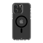 AXS PROShield Plus MagSafe Compatible Drop-tested Clear Case for Apple iPhone 14 Pro - Black-Anti-UV material offers a crystal clear design