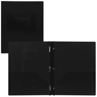 Staples Poly Report Cover - Black-Letter size