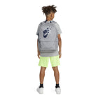 Nike 3BRAND by Russell Wilson Nike Futura Backpack - Grey-Padded Shoulder Sleeves & Back for support