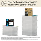 HP 936e EvoMore Original Ink Cartridge - Standard Yield - Black-Designed to have a lower carbon footprint compared to standard cartridges by getting 2x the number of pages