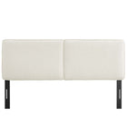 Modway Lindee Boucle Fabric King Headboard - Cream-7 Mounting Positions