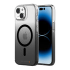 AXS Crystal Shield D3O Case Magsafe Compatible for Apple iPhone 14 - Smoke Gradient-8ft drop tested, backed by D3O technology