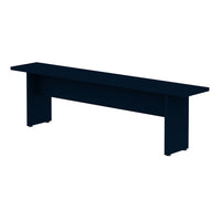 Manhattan Comfort - Banc de salle à manger moderne Nomad 67,91 po - Bleu-Banc de salle à manger moderne et moderne pour une utilisation en salle à manger