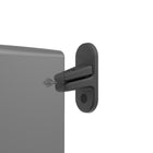Kanto Universal Satellite Speaker Wall Mount Brackets - Black-Designed for speakers with rear 1/4-20 threading