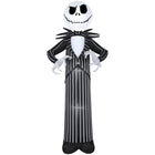 GEMMY Airblown Inflatable Halloween Jack Skellington with OPP Fan - 120"-Lights up with bright, energy-efficient LED light