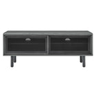 Modway Kurtis 47" TV Stand - Charcoal-Non-Marking Foot Pads