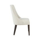 Manhattan Comfort Beever 22" Modern Chenille Upholstered Dining Chair - Cream - Set of 2-Seat Height: 21.1 in