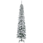 HOMCOM 7' Artificial Christmas Tree with Realistic Branches - Green-Lush with tips that provide a healthy, natural look 