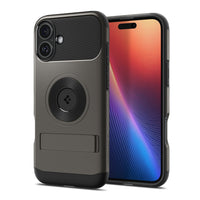 Spigen Slim Armor MagFit for iPhone 16 - Gunmetal-The MagFit is a magnetic ecosystem that covers all aspects of MagSafe