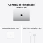 Apple - Portatif MacBook Pro 14 po - M4 Pro - 14 cœurs - SSD 1 To - Mémoire unifiée 24 Go - Noir infini - Français-Connectez absolument tout: MacBook Pro 14 po comprend trois ports Thunderbolt 5, un port de recharge MagSafe 3, une fente pour carte SDXC, un port HDMI et une prise pour écouteurs. Et il prend en charge jusqu’à deux moniteurs avec la puce M4 Pro