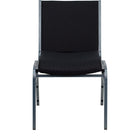 Flash Furniture HERCULES Series Heavy Duty Stack Chair - Black Dot Fabric-Multipurpose Stack Chair