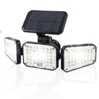 Bell+Howell Bionic Floodlight Solar Powered Motion Activated Light - 500 Lumen - Black-Bionic floodlight max's nearby movement triggers all 3 panels of the bionic floodlight to activate at once and automatically shuts off a few seconds after the motion stops