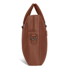 Champs - Onyx Collection Porte-documents Slim en cuir - Brun-Sangle pour trolley