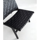 Manhattan Comfort - Maintenon fauteuil d’appoint style industriel chic en similicuir noir 25,79"-Garantie limitée du fabricant de 30 jours