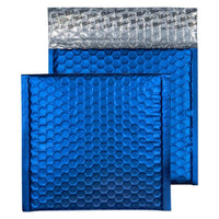 Blake - Enveloppe de protection de la bulle à bulles de - 6 1/2 po l x 6 1/2 po L - Victory Blue - Paquet de 10-Enveloppe de protection à bulles rembourrees