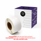 Premium Tape Address Labels - Compatible with Dymo 30251 - Black on White - 1-1/8" x 3-1/2" - 260 Labels-Manufacturer: Nu-Tone Brand