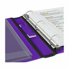 Staples Better Binder - 1" - Purple-Framed clear window makes these ideal for use as presentation binders