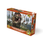 Prime 3D Tyrannosaurus Rex & Raptors - 100 Pieces-Eye-popping 3D effect with vivid, lifelike depth