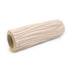 PurAthletics Wavy Foam Roller Almond/Peach-Versatile, compact and portable 