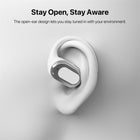 MyBat Design Lab Open-Ear Earbuds - XL - Paw Prints & Hearts -  White-Easy Touch Controls - Convenient tap controls for music, calls, and volume