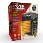 Handy Heater - Chauffage d'appoint électrique portable en céramique à chaleur instantanée de 1200 W-Technologie de chauffage céramique puissante 1200w : le Handy Heater instant heat offre un chauffage électrique céramique ultra-rapide de 1200 watts, réchauffant rapidement et efficacement tout votre espace intérieur pour un confort optimal dans toute la pièce.