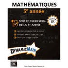 Dynamic Math Saskatchewan French - Grade 5-Math book contains clear and concise instructions, straightforward examples, and practice questions with answer key
