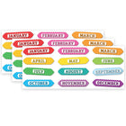 Ashley Productions Magnetic Die-Cut Timesavers & Labels - Months of the Year - White Polka Dots - 3 Pack-Easy to clean