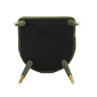 Manhattan Comfort - Chaise de salle à manger moderne Neda 53 cm en velours capitonné - Vert olive-Garantie limitée du fabricant de 30 jours