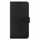 Blu Element - Coque Folio 2 en 1 Galaxy S25 - Ultra Noire-Matériau semi-souple cousu à la main de qualité supérieure