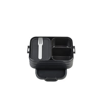 Mepal Bento Box - Midi - 7.3 x 4.7 x 2.5" - Black-Dishwasher Safe