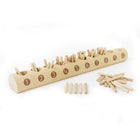 Yellow Door Natural Counting Log Set-Pick up sticks and start counting!